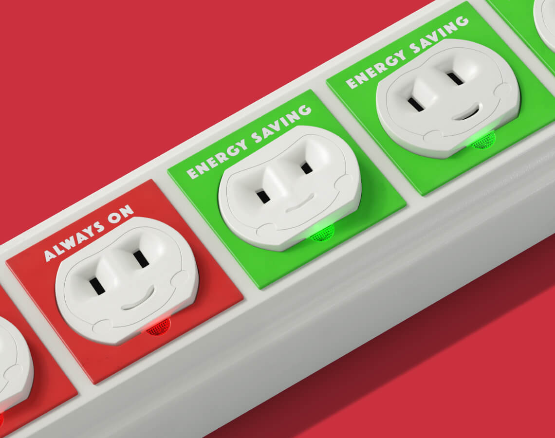 Happy plugs from Energy Routine campaign