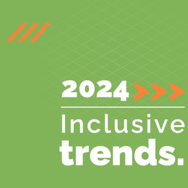 A header image with copy that reads, "2024 Inclusive trends"